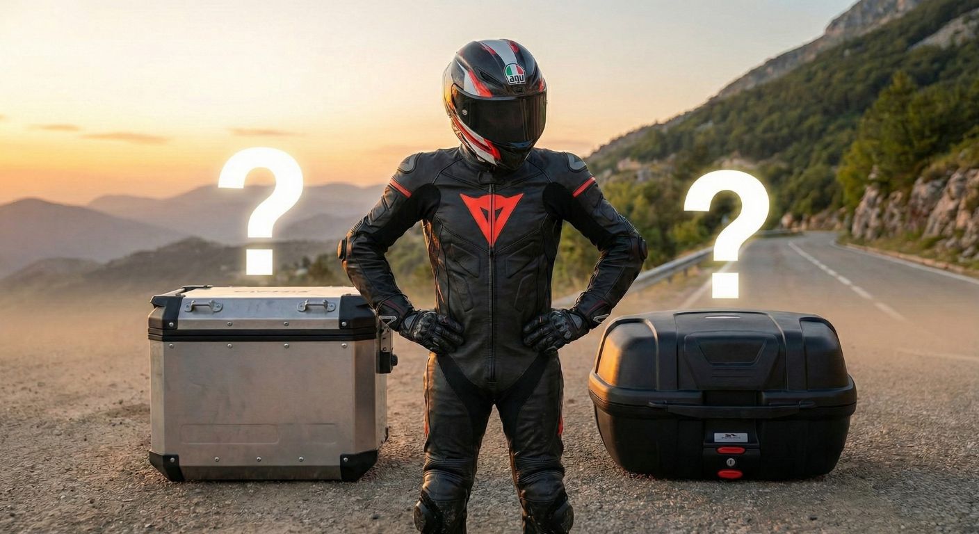 Kufer aluminiowy czy plastikowy?  Szczegółowa analiza dla niezdecydowanych.