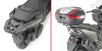 GIVI STELAŻ KUFRA CENTRALNEGO (BEZ PŁYTY) - KYMCO AK 550 PREMIUM (23 > 24)
