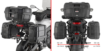 GIVI STELAŻ KUFRÓW BOCZNYCH ONE-FIT MONOKEY - YAMAHA Tracer 9 / Tracer 9 GT / Tracer 9 GT+ (25)