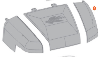 KAPPA POKRYWA KUFRA KGR52 LAKIEROWANA SREBNA