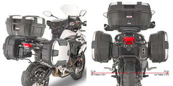 GIVI stelaż kufrów bocznych MONOKEY - BENELLI TRK502 X (18 - 20) - PL8711