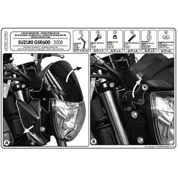 KAPPA MOCOWANIE SZYB 247A I 247N SUZUKI GSR 600, - A170AK