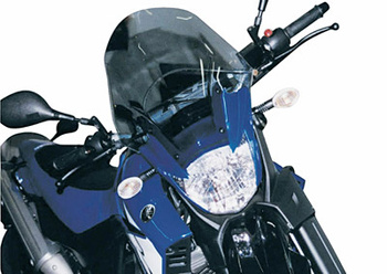 KAPPA SZYBA YAMAHA XT 660R/X (04-16) 37 x 36,5 cm PRZYCIEMNIANA - KD433S