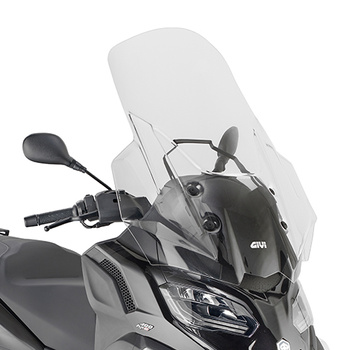 GIVI SZYBA PRZEZROCZYSTA 87 x 70 cm (H x W) - PIAGGIO > MP3 HPE 400-400 SPORT - 530 EXCLUSIVE (22)
