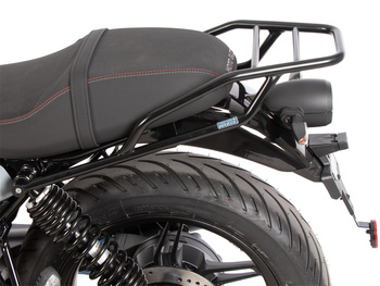 Tylny bagażnik rurowy czarny do Moto Guzzi V7 Sport (2025-)