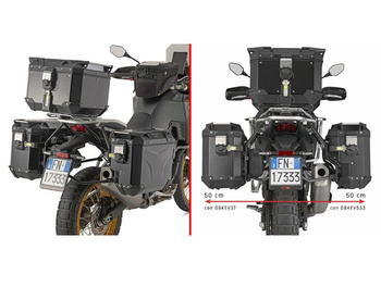 KAPPA 2025/05 STELAŻ KUFRÓW BOCZNYCH MONOKEY CAM SIDE KOVE 800 X PRO '24-'25 - POD KUFRY KVG K'VOYAGER ALU - PRAWY KVGS33 WCIĘTY