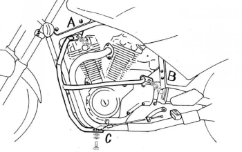 Hepco&Becker 800 (1990-1995) Gmol silnika - 501304 00 02