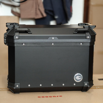 Komplet 3 aluminiowych kufrów COOCASE - Symetryczne 2 x 36L + 45L - Czarne Aluminium