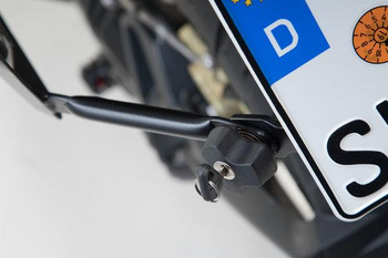 zestaw zabezpieczający stelaże PRO przed kradzieżą SW-MOTECH ANTI-THEFT 2 klucze black - QLS.00.095.10000/B