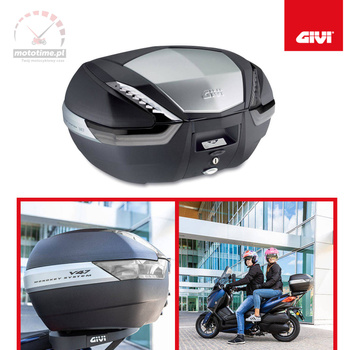 GIVI kufer centralny V47 TECH MONOKEY (47lt) (aluminium) - V47NT