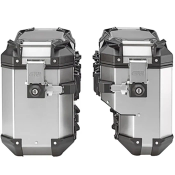 NOWOŚĆ GIVI 2023 Kufry boczne TREKKER OUTBACK EVO ALU (PARA 37LT LEWY + 37LT PRAWY) - (GIOBKE37PACK2)