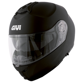 GIVI KASK X.20 EXPEDITION SOLID - SZCZĘKOWY Z BLENDĄ - CZARNY MAT ROZMIAR XS / 54