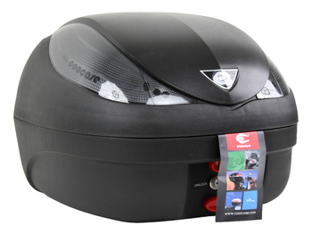 Kufer centralny COOCASE 36L z płyta montażową - czerwony