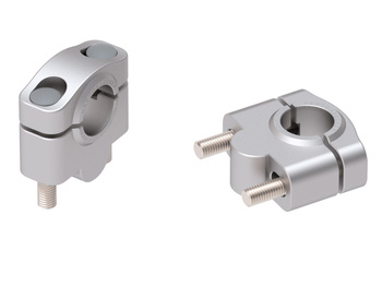 Podwyższenie kierownicy srebrne, 25 mm do Ducati Multistrada 1000 / 1100 / S (2002-2006)