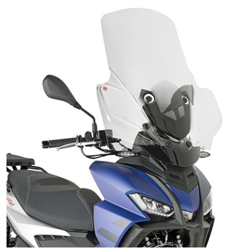 KAPPA 2023/10 SZYBA APRILIA SR 125/200 GT '22-'23 (74 X 61 CM) PRZEZROCZYSTA - POTRZEBNE MOCOWANIE D6711KITK