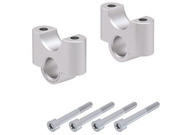 Podwyższenie kierownicy 35 mm srebrne do BMW R 1250 GS (2018-2023)