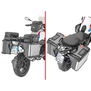 GIVI PARA SPECJALNYCH PODSTAW DO MONTAŻU XL01 NA ORYGINALNYM R 1200 GS (13 > 18) / R 1250 GS (19 > 22)