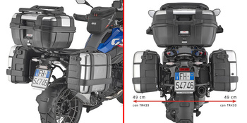 GIVI STELAŻ KUFRÓW BOCZNYCH ONE-FIT MONOKEY - BMW R 1300 GS (24) GIPLO5143MK