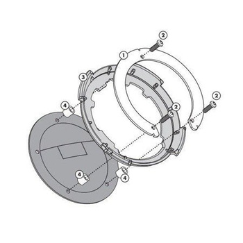 KAPPA MOCOWANIE TANKLOCK BENELLI Leoncino 500 (17-19), 502 C (19) - BF34K