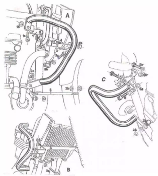 Hepco&Becker LE 500 (1991-2007) Gmol silnika - 502200 00 01