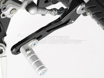 Dźwignia zmiany biegów SW-MOTECH TRIUMPH TIGER 1050 SPORT (13-) black/silver - FSC.11.619.10000