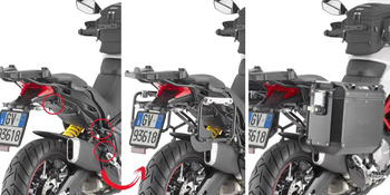GIVI stelaż kufrów bocznych ONE-FIT CAM - DUCATI Multistrada 950 / 1260 - PLOR7412CAM