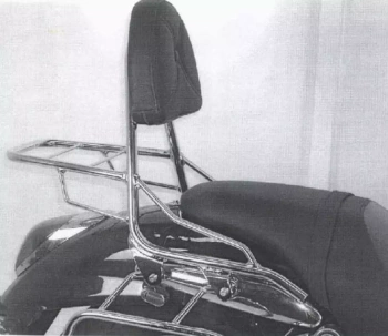 Hepco&Becker 1600 Marauder/M 1600 Intruder (2004-2005) sissybar with rack - 611318 00 02