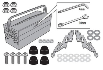 KAPPA 2023/10 MOCOWANIE SZYBY 2166AK YAMAHA MT 125 '20-'22