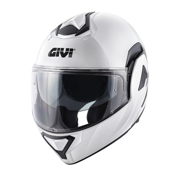 GIVI KASK X.30 BACK - SZCZĘKOWY Z BLĘDĄ I SZCZĘKĄ PRZESUWANĄ DO TYŁU - BIAŁY - ROZMIAR M / 58