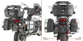 GIVI STELAŻ KUFRÓW BOCZNYCH ONE-FIT MONOKEY - MOTO GUZZI V85 TT (24)