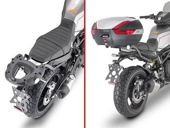 GIVI STELAŻ KUFRA CENTRALNEGO (BEZ PŁYTY) - BENELLI  LEONCINO 800 (22) - 8713FZ