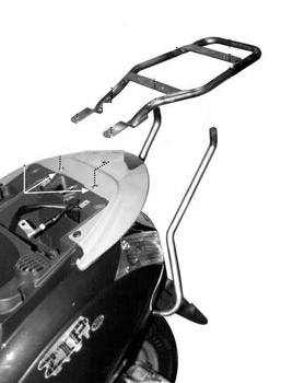 KAPPA STELAŻ KUFRA CENTRALNEGO PIAGGIO ZIP 50 / 125 (00-12) ( BEZ PŁYTY ) - KR56