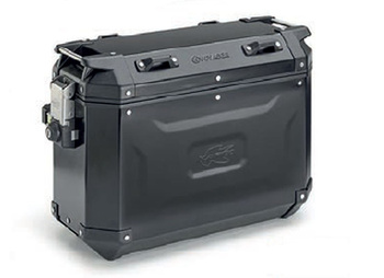 KAPPA 2025/05 KUFER BOCZNY 37L MONOKEY CAM SIDE KVG37B K'VOYAGER ALUMINIOWY PRAWY KOLOR CZARNY ANODOWANY BLACK LINE