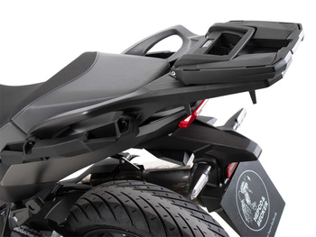 Stelaż kufra centralnego Easyrack w kolorze czarnym, do połączenia z oryginalnym bagażnikiem tylnym do motocykla Honda NT 1100 (2022-2024)