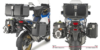 GIVI stelaż kufrów bocznych ONE-FIT CAM - HONDA CRF1100L Africa Twin Adventure Sports (2020-2024r) - PLO1178CAM