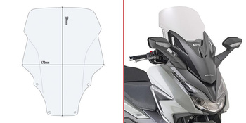 GIVI szyba przezroczysta - HONDA HONDA FORZA 125 / 350 (21) - D1187ST