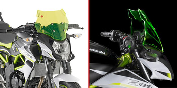 GIVI szyba typu 'LIME' 27,5 x 33,5 cm (H x W) / potrzebny KIT A4125A - KAWASAKI Z125 (19) - 4125GR