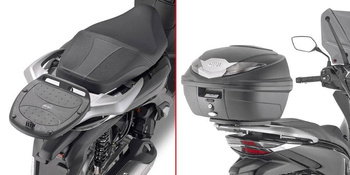 GIVI STELAŻ KUFRA CENTRALNEGO Z PŁYTĄ MONOLOCK - SH 125-150 (20 > 22) - SR1181