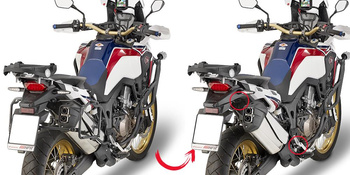 GIVI stelaż kufrów bocznych MONOKEY - HONDA CRF1000L AFRICA TWIN (16 > 17) - PLR1144