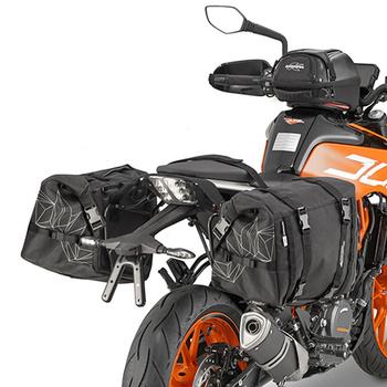 KAPPA STELAŻ POD TORBY (SAKWY) BOCZNE KTM Duke 125-390 (17-19) - RÓWNIEŻ POD KUFRY RA314 EASY LOCK - TE7707K