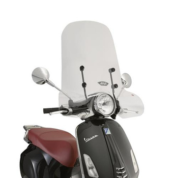 GIVI szyba przezroczysta (50H X 69W) / potrzeba A5608A - PIAGGIO VESPA PRIMAVERA 50-125 (14 > 15) - 5608A