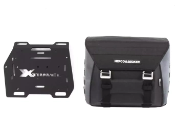 Hepco&Becker t Xtravel (single bag) Left inkl. 1x universal adapter plate Left - 640631 00 01 L