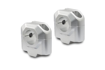 Zestaw Podwyższający Kierownicę Sw-Motech 28Mm Podwyższenie 30Mm Silver LEH.00.039.24100.30/S