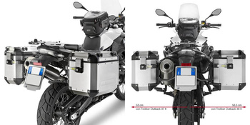 GIVI stelaż kufrów bocznych OUTBACK - BMW F650GS / F700GS / F800GS(08 > 17) - PL5103CAM