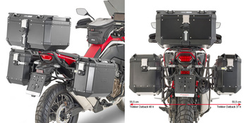 GIVI STELAŻ KUFRÓW BOCZNYCH ONE-FIT CAM - HONDA CRF1100L Africa Twin (20)