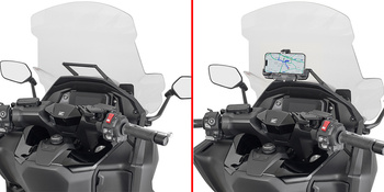 GIVI POPRZECZKA DO MONTAŻU GPS / SMARTPHONE - HONDA Forza 750 (25)