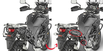 GIVI stelaż kufrów bocznych MONOKEY - SUZUKI DL 650 V-STROM (17) - PLR3112