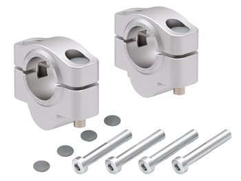 Podwyższenie kierownicy do Yamaha Ténéré 700 (2019-2024) 20 mm, srebrne