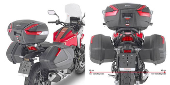 GIVI STELAŻ KUFRÓW BOCZNYCH V37 / V35 - HONDA NC750X (21) - PLX1192