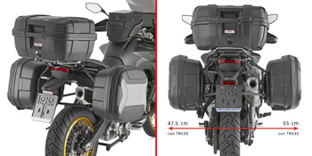 GIVI STELAŻ KUFRÓW BOCZNYCH ONE-FIT MONOKEY - VOGE valico 900 dsx (24)